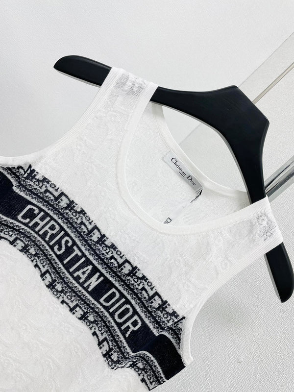 CD Mesh Tank Top