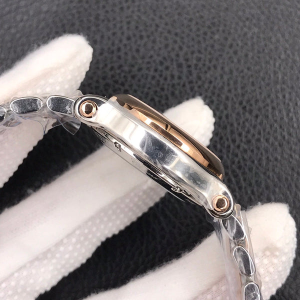 HAPPY DIAMOND TWO TONE WHITE DIAL