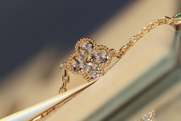 CLOVER 20 MOTIFS DIAMOND GOLD