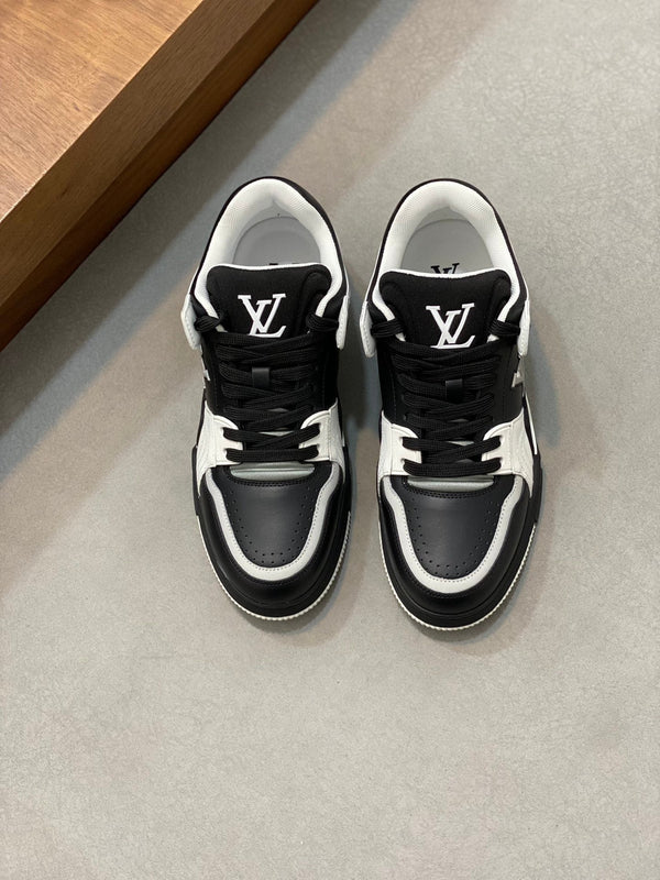 LV TRAINER BLACK GREY SNEAKER