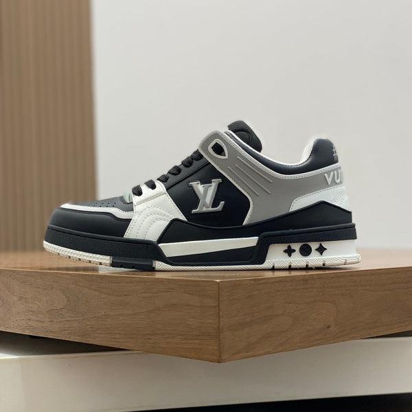LV TRAINER BLACK GREY SNEAKER