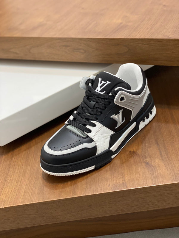 LV TRAINER BLACK GREY SNEAKER