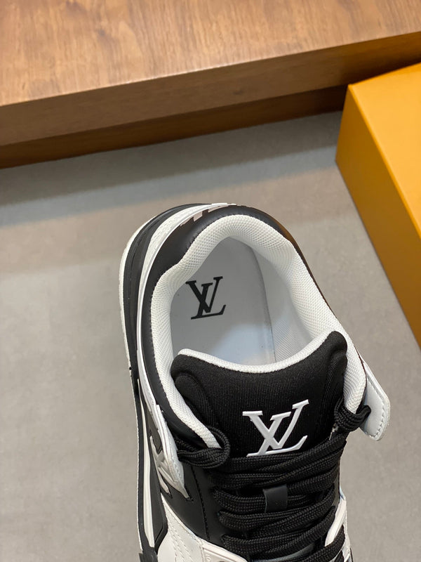 LV TRAINER BLACK GREY SNEAKER