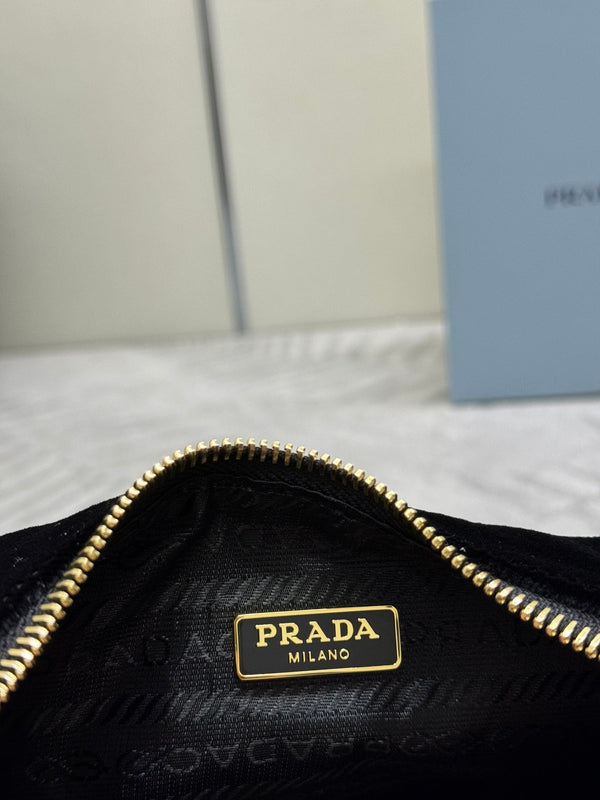 Pra Velvet Hobo Black Should Bag 267179