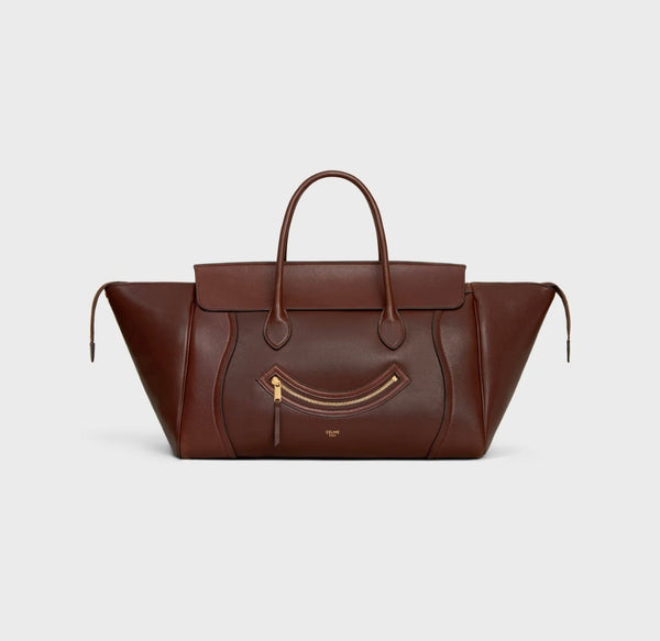Celine New Luggage 36 Burgundy Suede