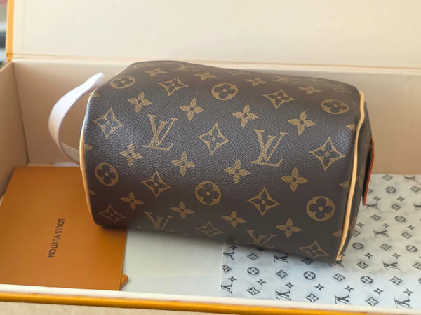 LV Dopp Kit Toilet Pouch Brown Monogram Canvas 274853