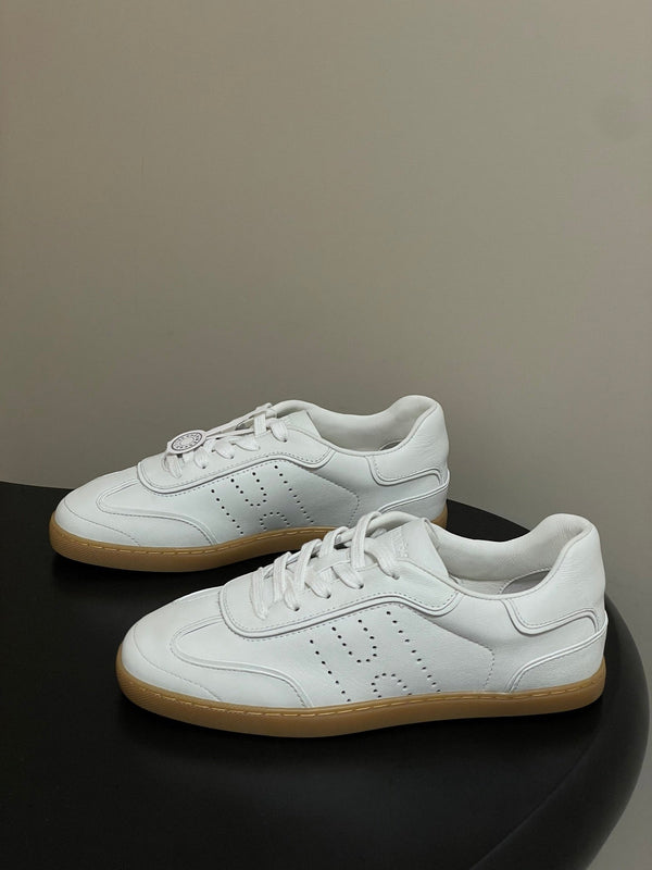 Hermes 26 Match Sneakers White in Calfskin 594340