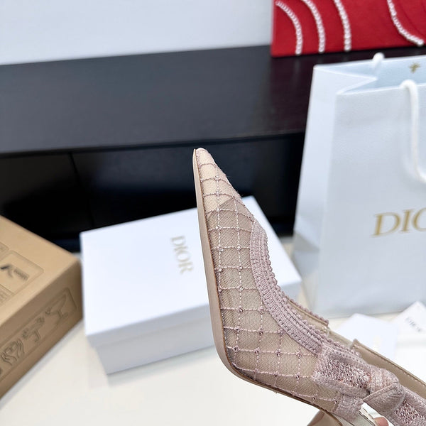 Dior J'Adior Slingback High-Heel 65 Pink in Sheepskin 598142