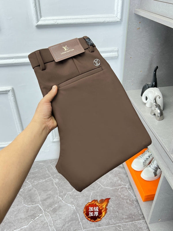 LV Fleece-Lined Thickened Pants 492712