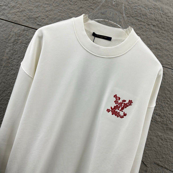 LV Long-Sleeve Crew Neck Sweatshirt 492271