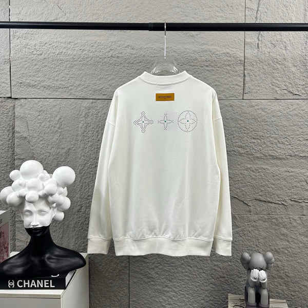 LV Long-Sleeve Crew Neck Sweatshirt 492221