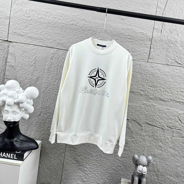 LV Long-Sleeve Crew Neck Sweatshirt 492209