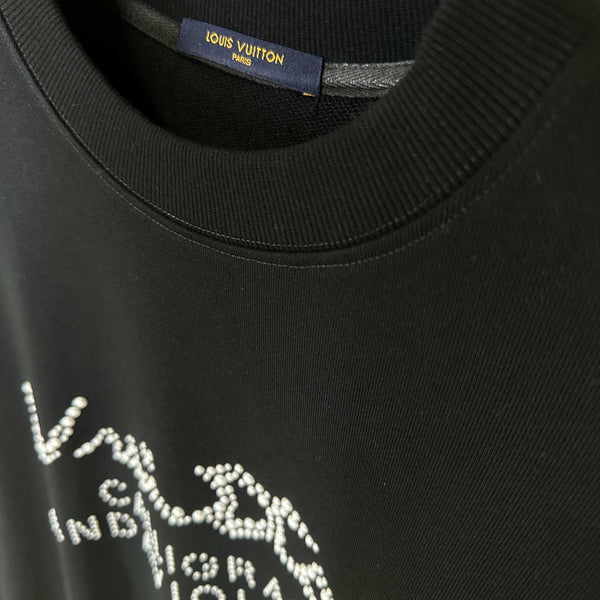 LV Long-Sleeve Crew Neck Sweatshirt 492193