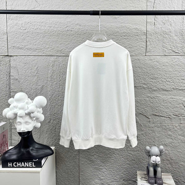 LV Long-Sleeve Crew Neck Sweatshirt 492183