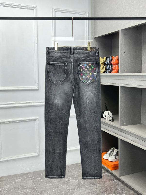 LV Gray Jeans 492659
