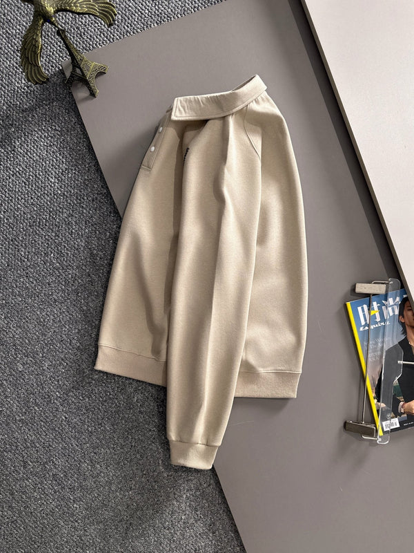 LV 25SS Lapel Sweatshirt Long Sleeve 494425