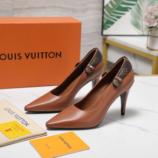 LV 26ss Legacy Pumps 95 Monogram Brown in Cowhide 600651