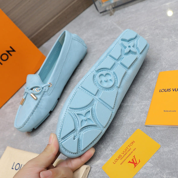 LV Gloria Loafer Light Blue Cowhide 600749