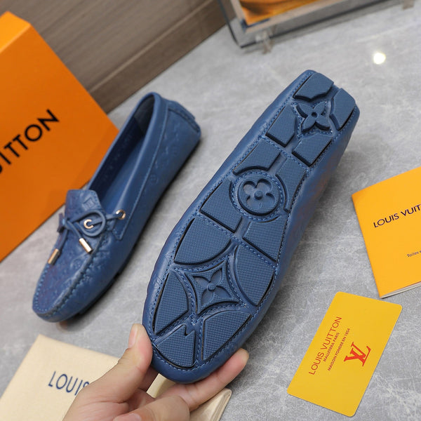 LV Gloria Loafer Blue Cowhide 600750