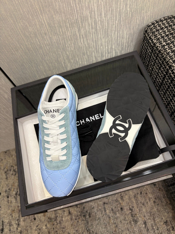 Chanel 26 Quilted Sneaker Blue in Lambskin 602468