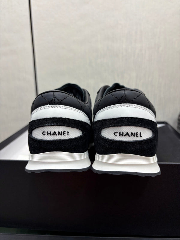 Chanel 26 Quilted Sneaker Black in Lambskin 602467