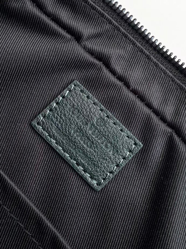 TRIO MESSENGER 25 IN GREEN MONOGRAM SHADOW CALFSKIN