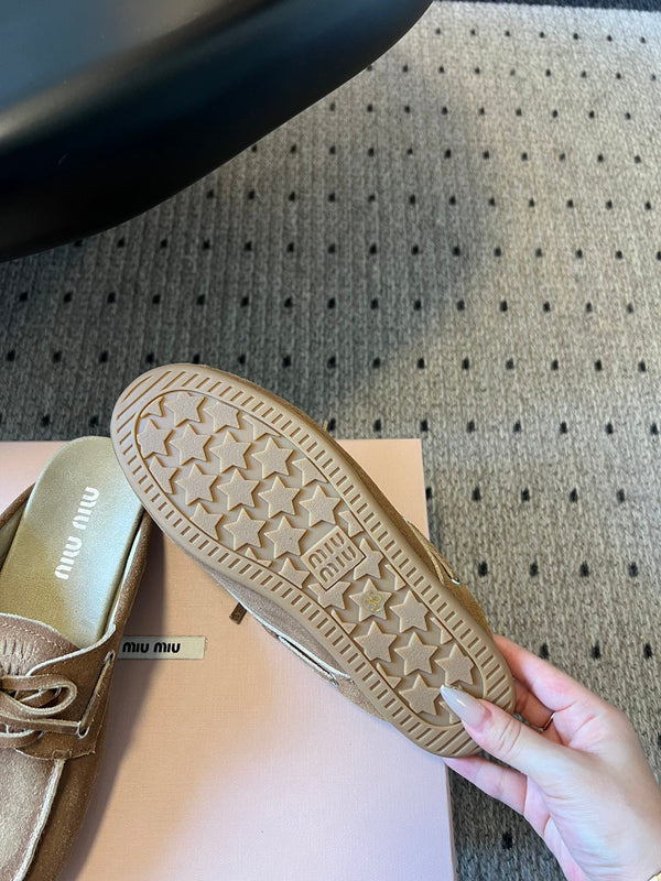 Miu Miu 26SS Mules Brown in Fluffing Fur 614562