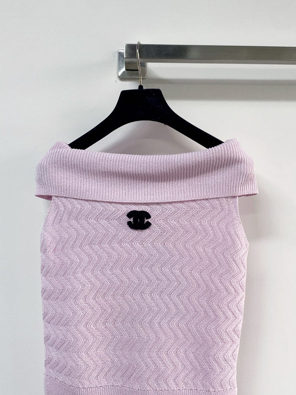 Chanel Vest Pink in Wool 125463