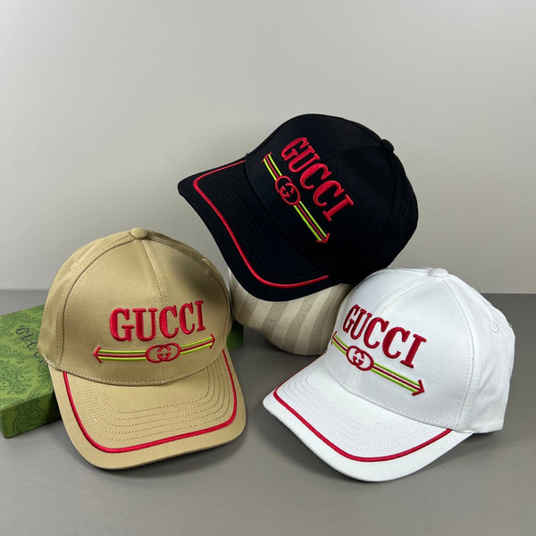 Gucci Baseball Cap White in Cloth 194176