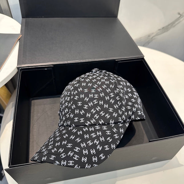Chanel Classic Baseball Cap Style Black in Cloth 192002