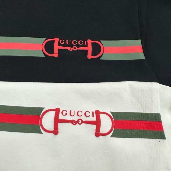 GG Featuring a Letter Stripe Print T-shirt in Cotton 138425