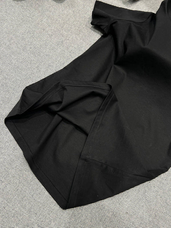 Chanel 26 Classic Crew Neck Black in Cotton 161759
