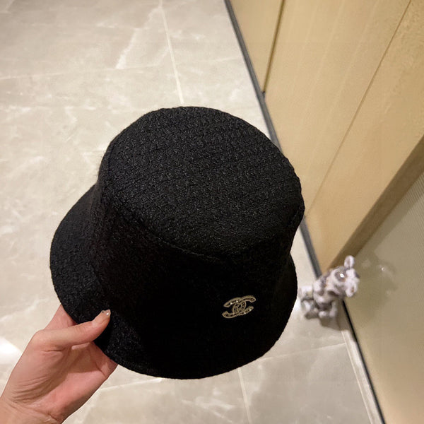 Chanel Fisherman's Hat Black in Cloth 197684