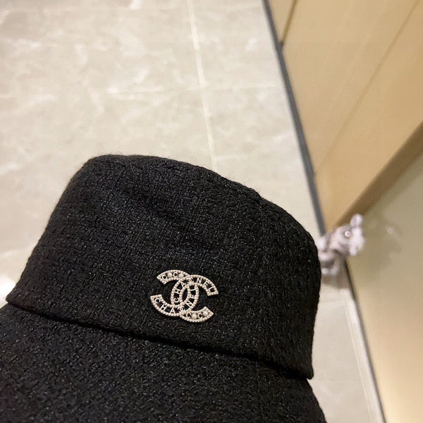 Chanel Fisherman's Hat Black in Cloth 197684