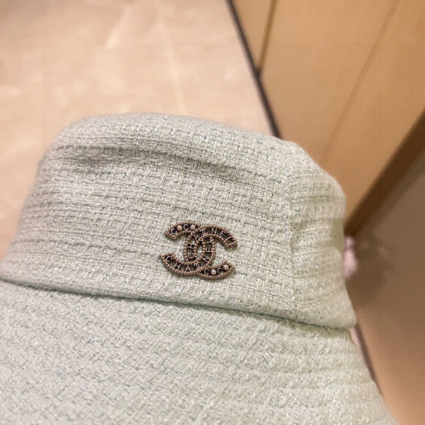Chanel Fisherman's Hat Mint Green in Cloth 197683
