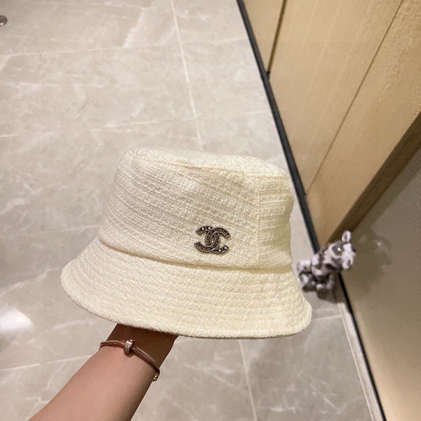 Chanel Fisherman's Hat White in Cloth 197682