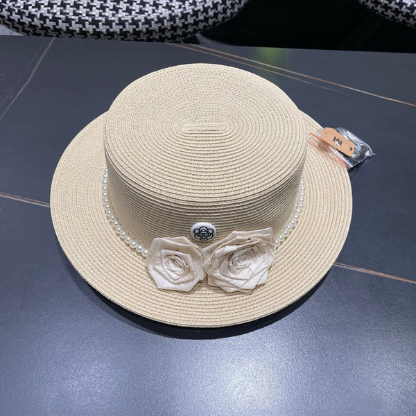 Chanel Summer Sunscreen Hat Ivory in Weaving 205280