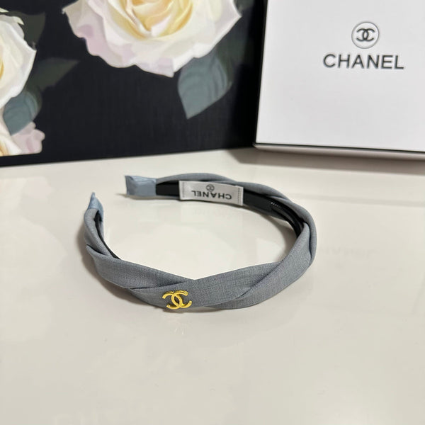 Chanel Headband Grey in Cloth 201912