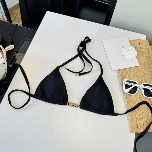 Loewe Bikini Swimsuit Black in Cotton 204596