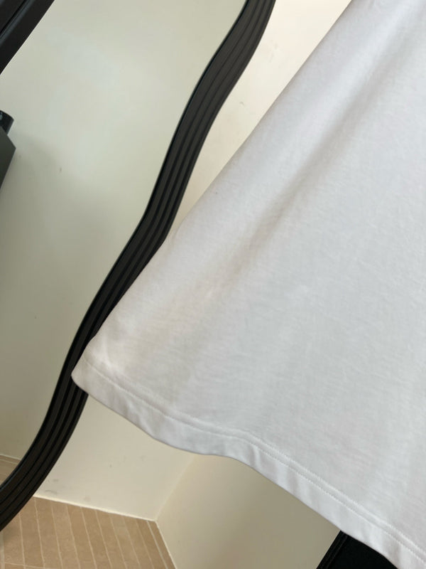 Dior Logo Short-Sleeve T-Shirt White in Cotton 197838