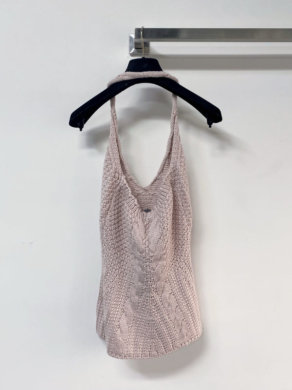 Dior Two-Tone Vest Pink in Wool 178837