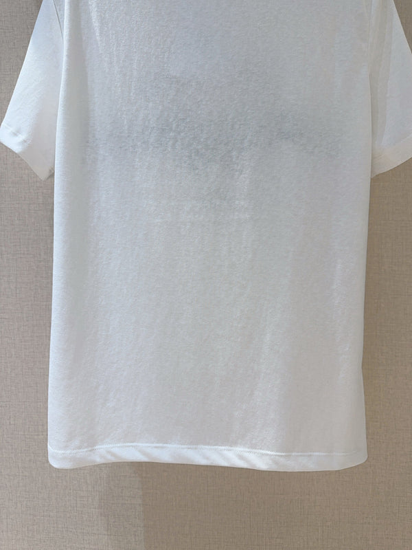 Dior T-shirt White in Cotton 193354