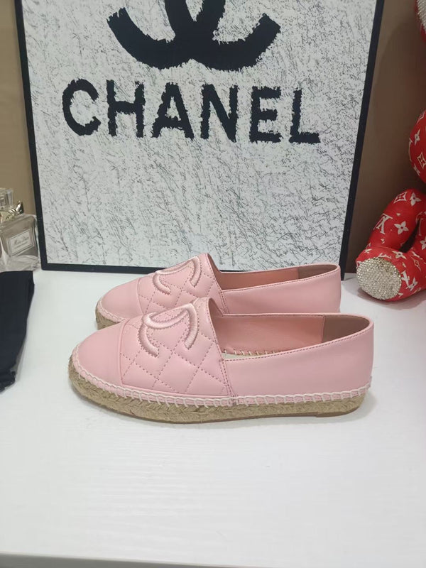 Chanel Espadrilles Pink in Cowhide 684838