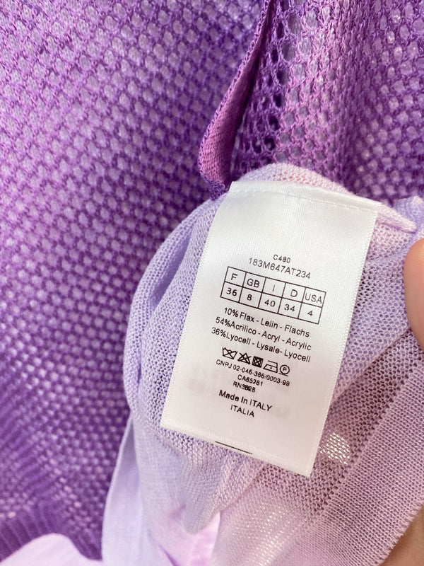 Dior Short-Sleeve T-Shirt Purple in Acrylic 203995