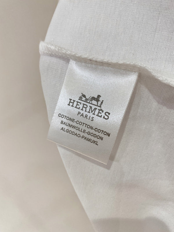 HM Short-Sleeve T-Shirt White in Cotton 215450