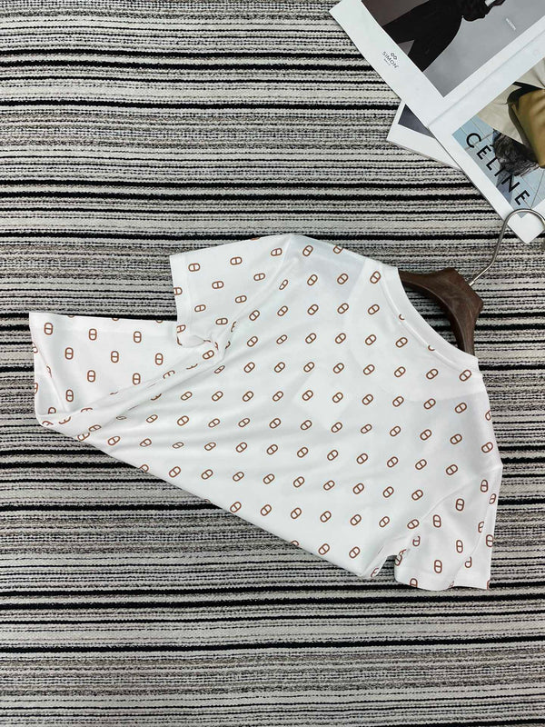 HM T-Shirt White in Cotton 167903