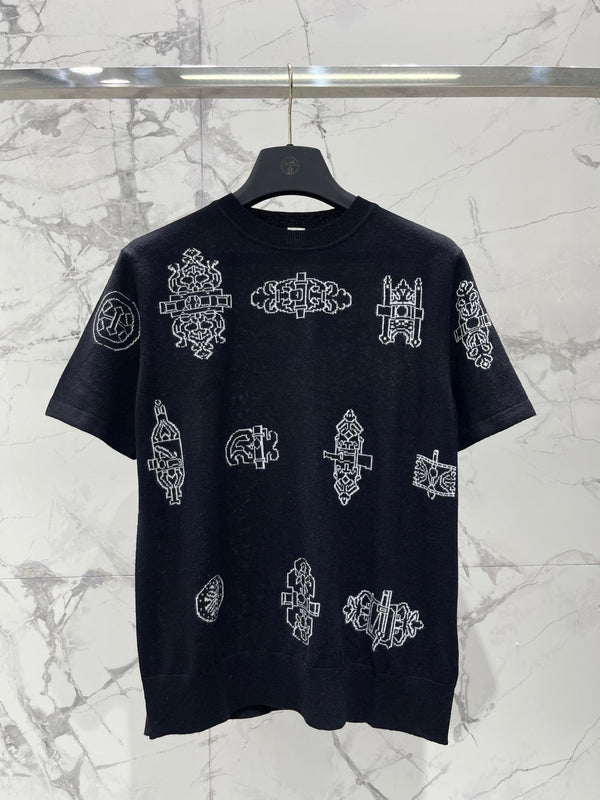 HM Short-sleeve Black in Wool 166868