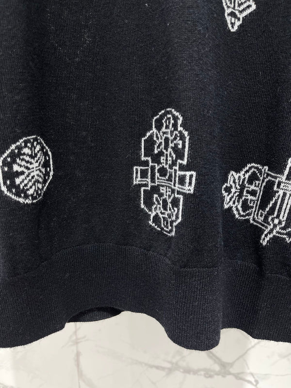 HM Short-sleeve Black in Wool 166868