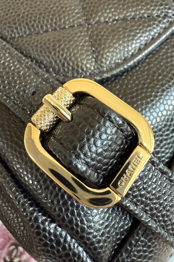 Chanel Affinity Duma Backpack 20cm Black in Cowhide