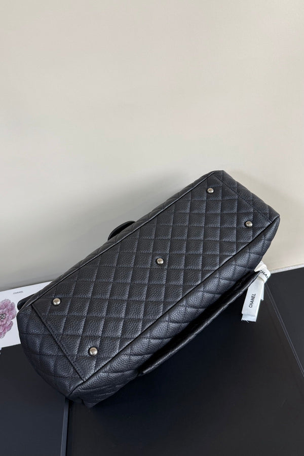 Chanel Carry-on bag 45cm Black in Cowhide